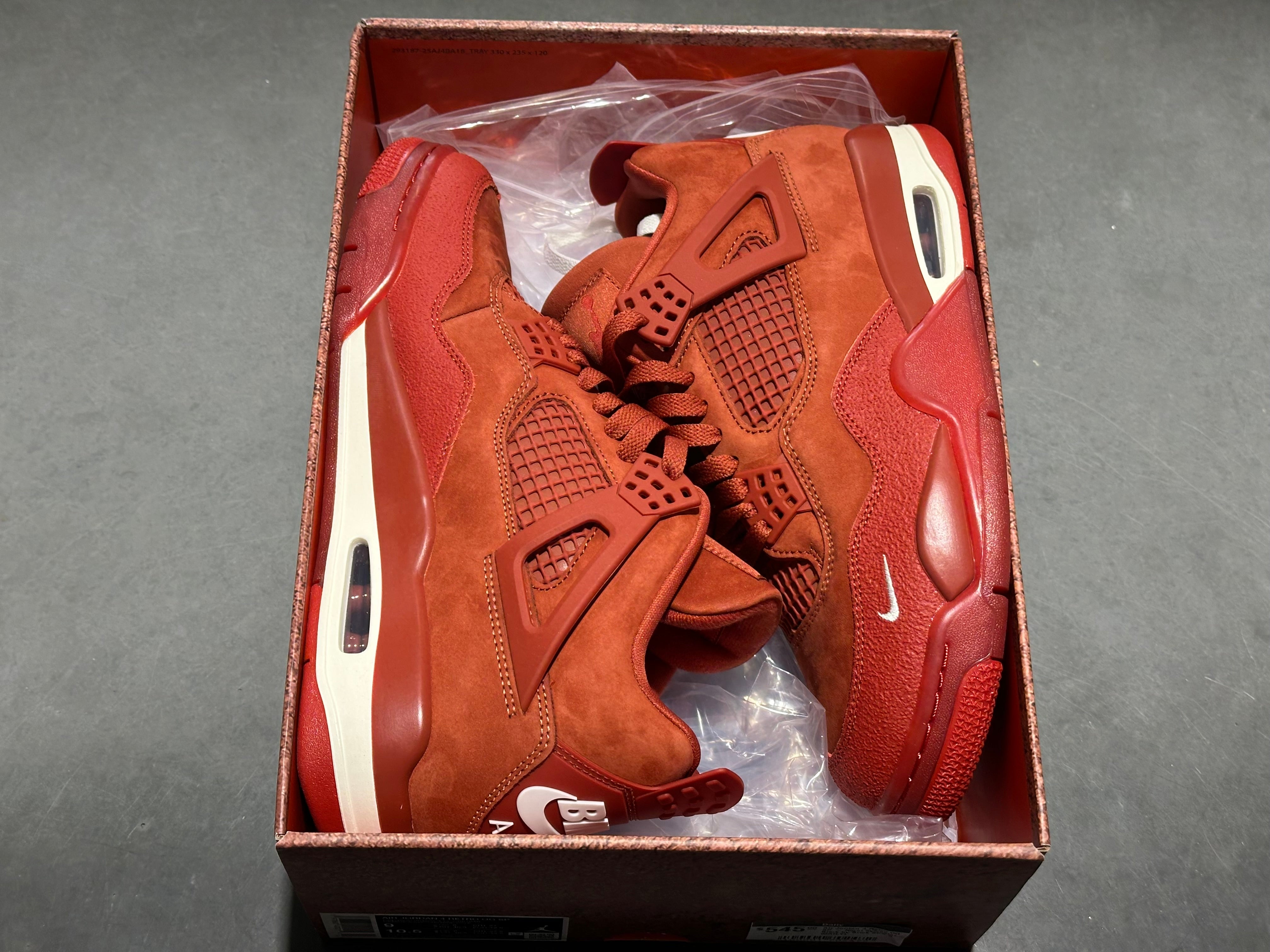 Air Jordan 4 Retro OG SP - Nigel Sylvester Brick by Brick Size 9