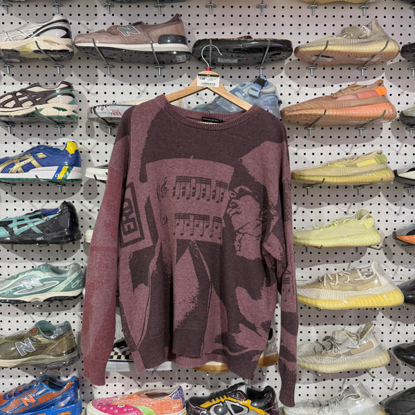 NEW ERD Trax Sweater - Pink/Black Size Large