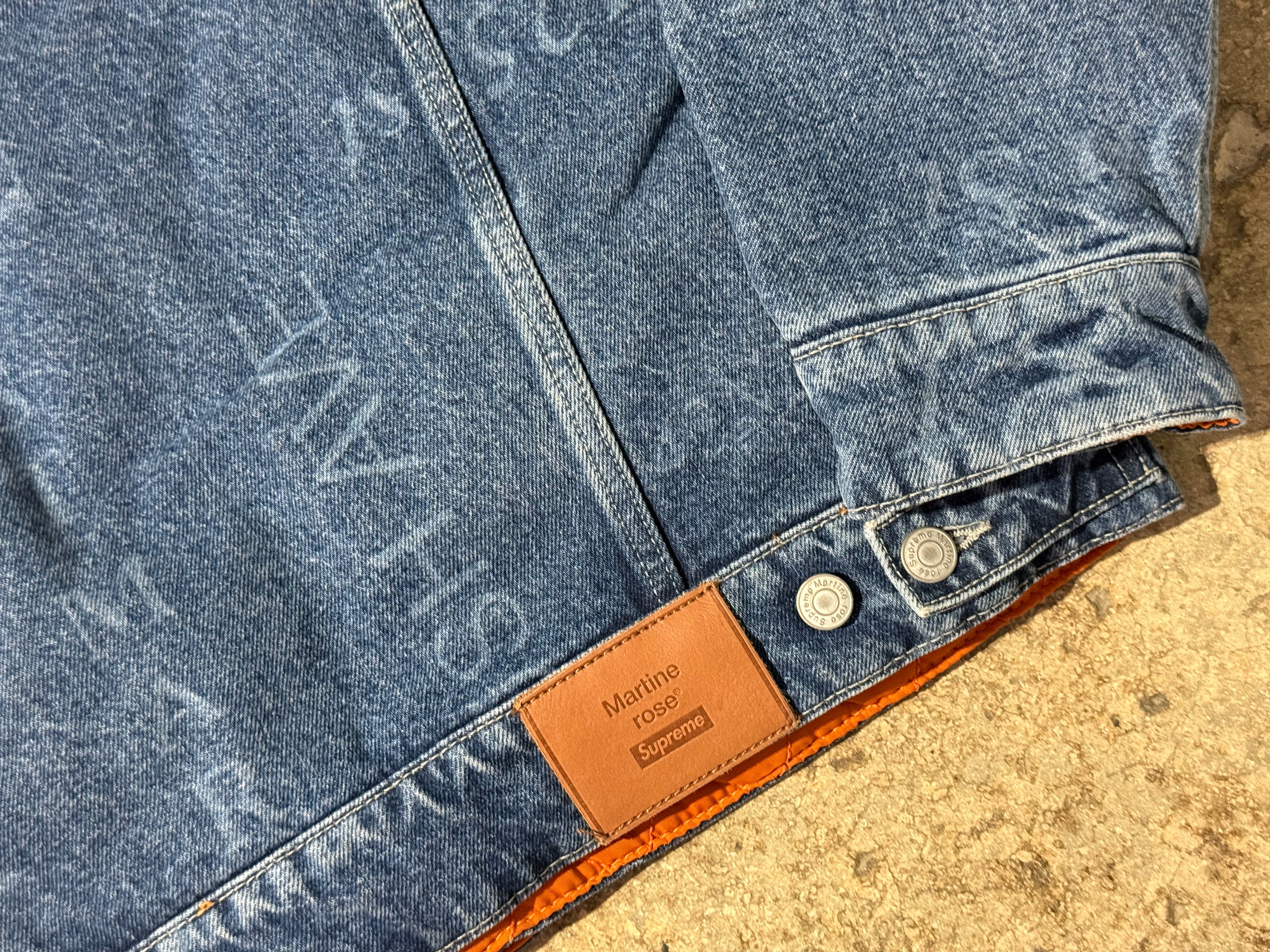 NEW Supreme x Martine Rose Reversible Trucker Jacket Size Small