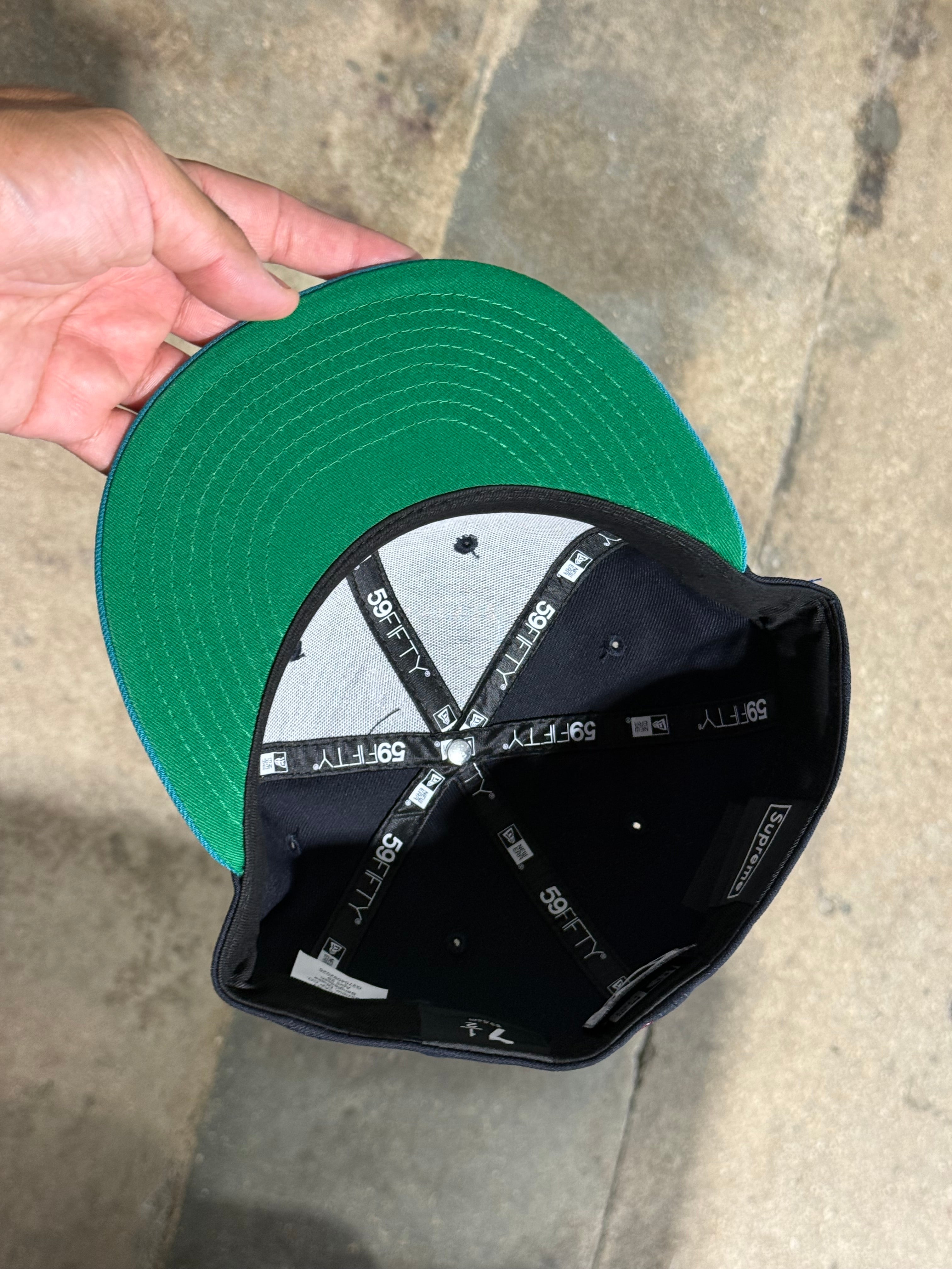 NEW Supreme x Salem x New Era Fitted Hat - Navy Size 7 1/2