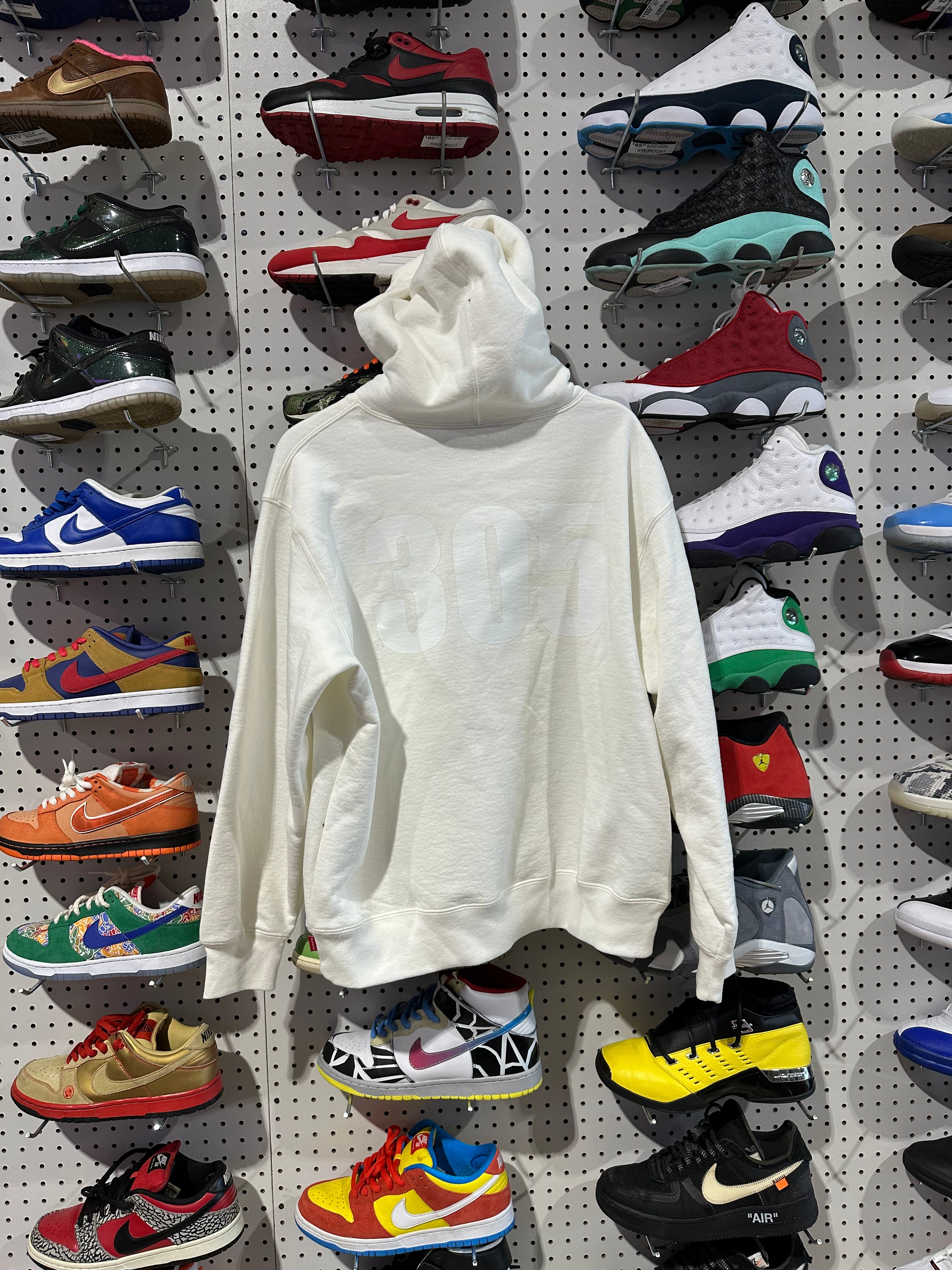 NEW Supreme Miami Box Logo Sweatshirt - White Size Medium