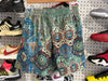 NEW Eric Emanuel Paisley Rug Shorts - Blue Size XL