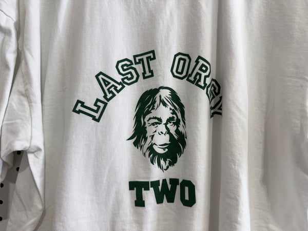 USED 2009 Bape x Undercover Last Orgy Two College Tee - White Size XL