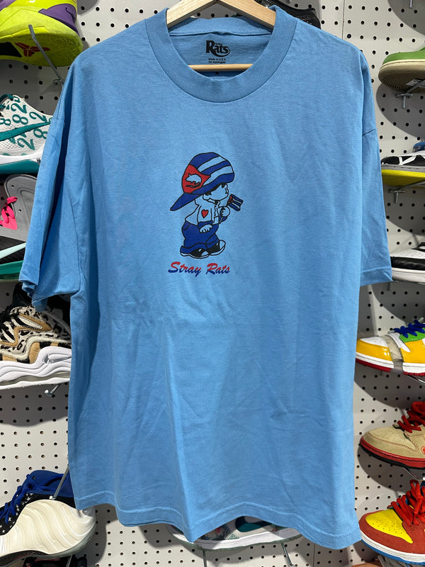 NEW Stray Rats Nino Tee - Blue Size XL
