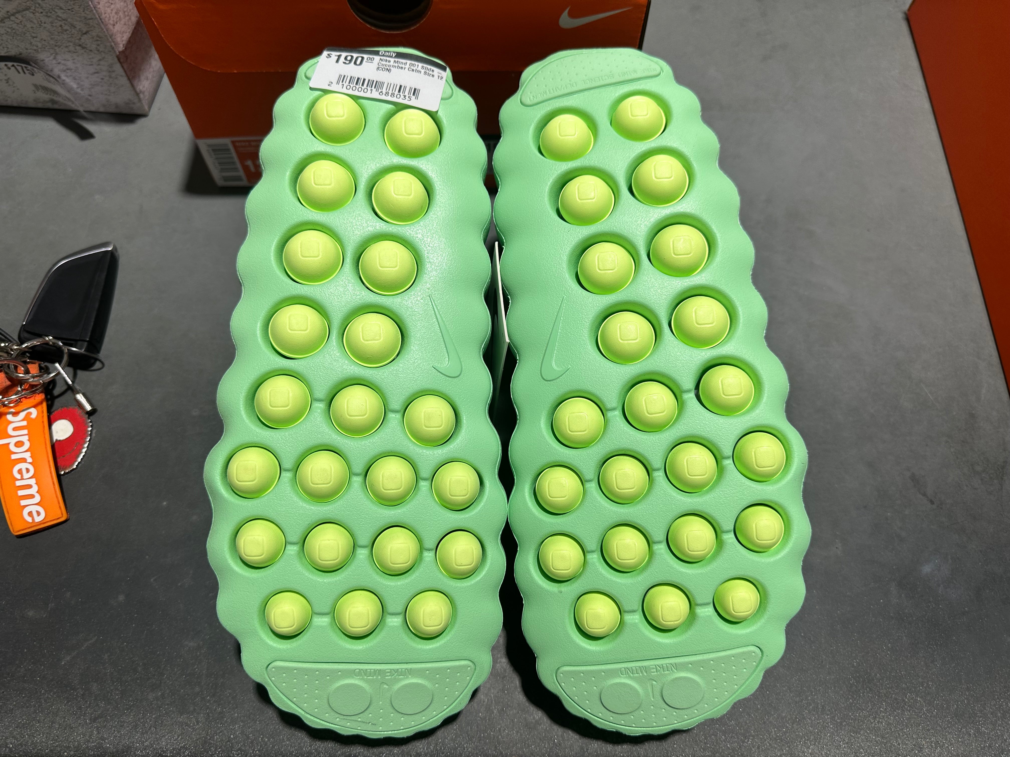 Nike Mind 001 Slide - Cucumber Calm Size 12