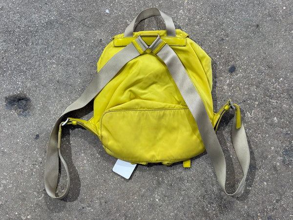 Vintage/Preloved Prada Nylon Backpack - Yellow