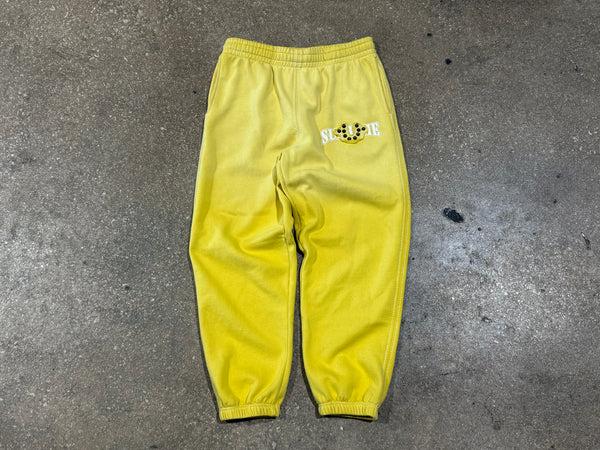 USED Supreme x True Religion Sweatpants - Yellow Size Medium