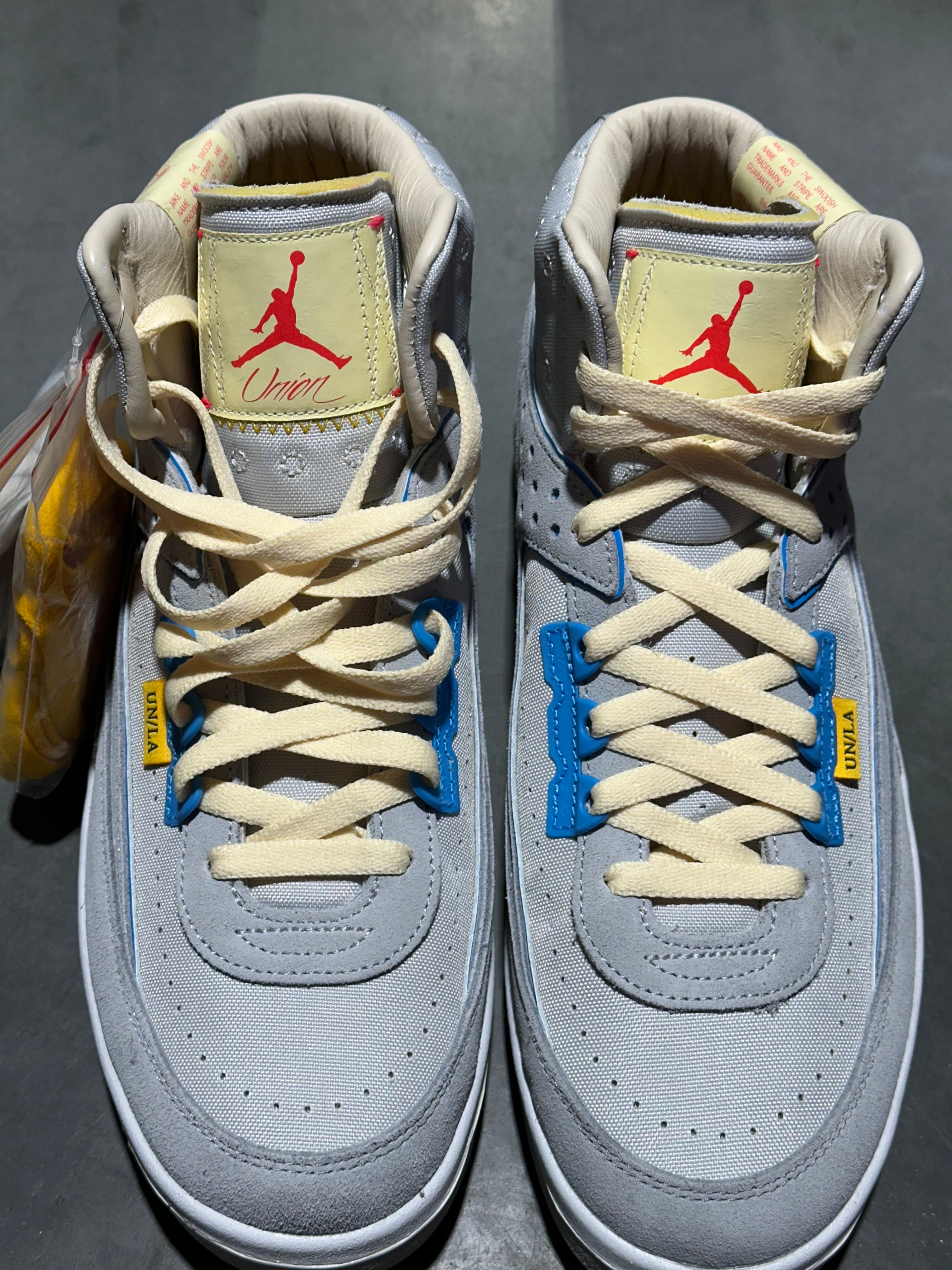 Air Jordan 2 Retro SP x Union - Grey Fog Size 9