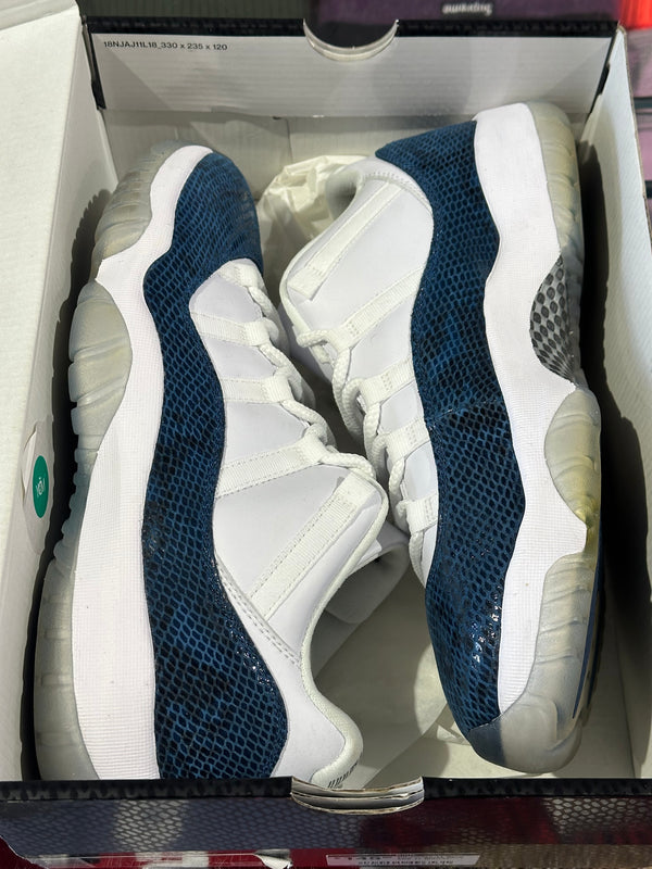 Air Jordan 11 Retro Low - Snake Navy Size 11