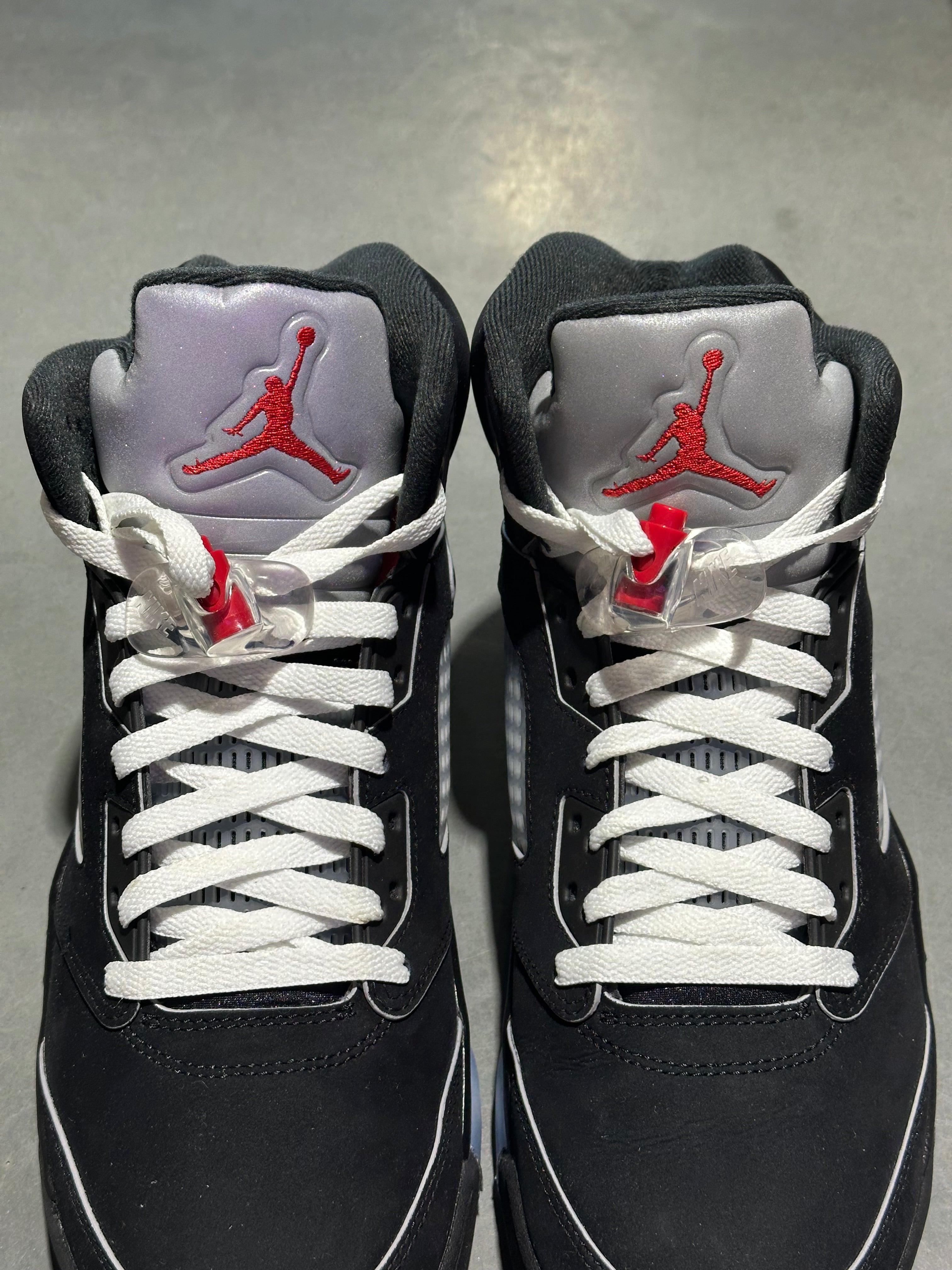 Air Jordan 5 Retro OG - Black Metallic Reimagined Size 10.5