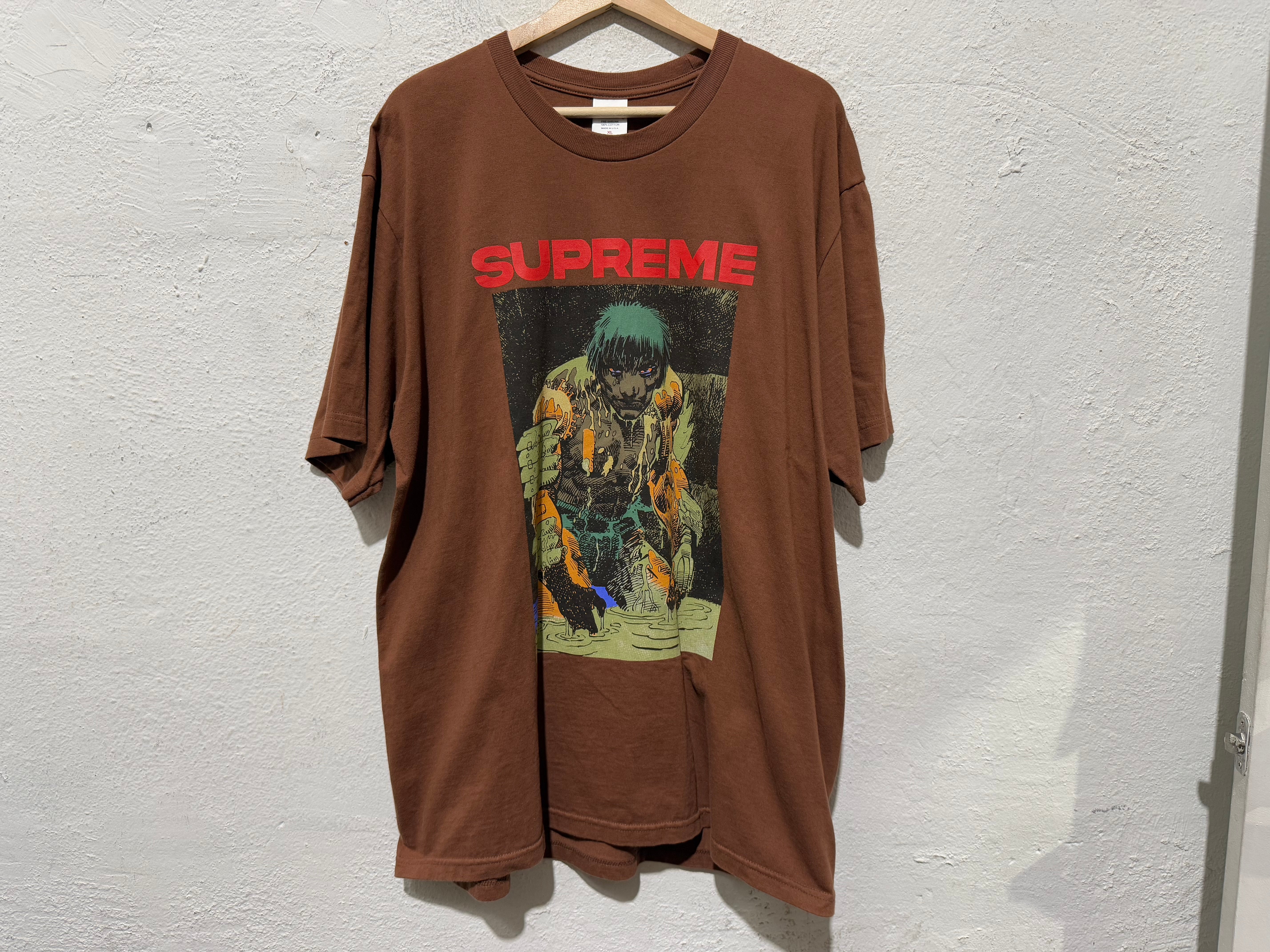 NEW Supreme x Ronin Tee - Brown Size XL