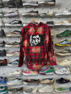 NEW Supreme The Exorcist Flannel Shirt - Red Size Medium