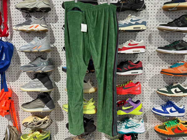 NEW Needles Velour Track Pants - Green/Purple Size XL