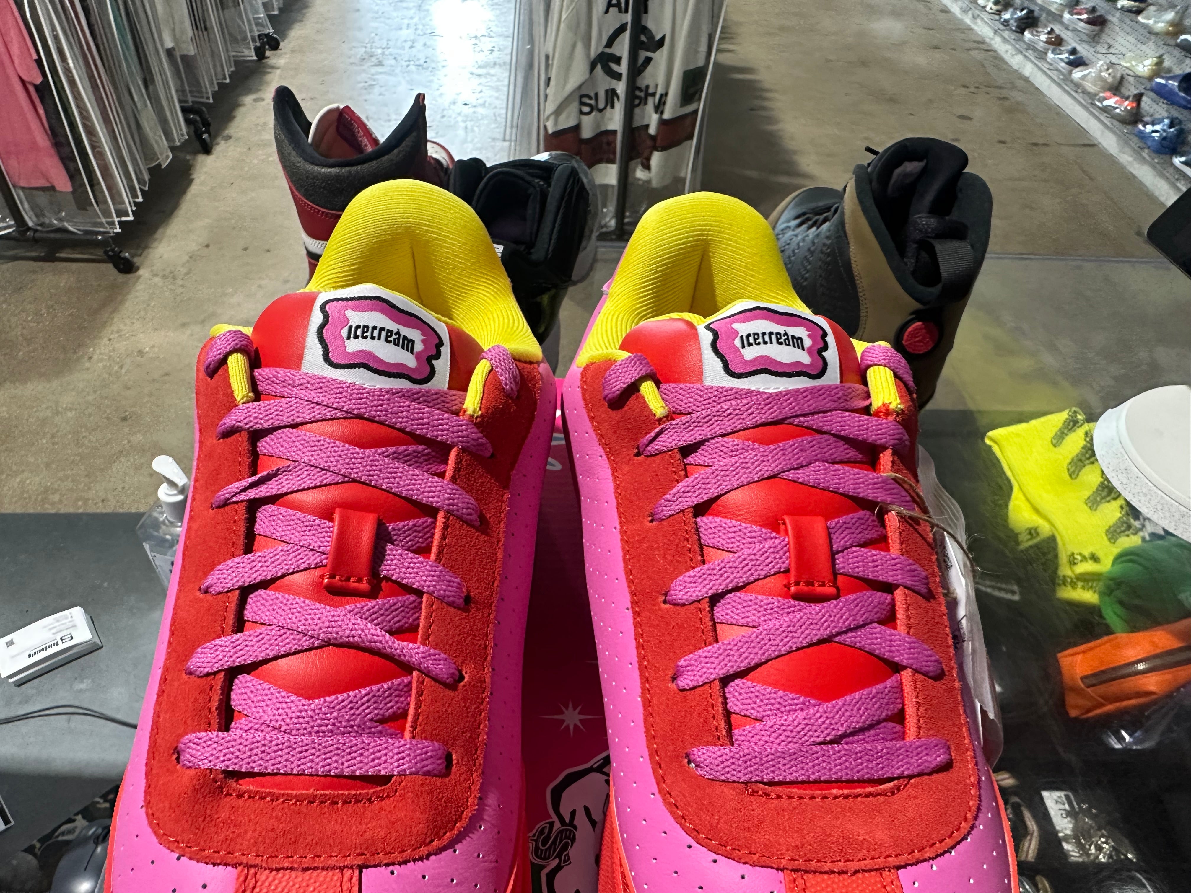 Reebok Board Flip - Red/Pink/Yellow Size 10