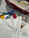 NEW Balenciaga Back Logo Hoodie - White Size Small