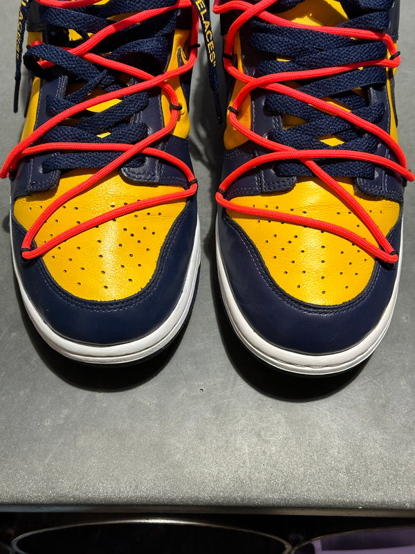 Nike Dunk Low THR / OW - Michigan Size 10