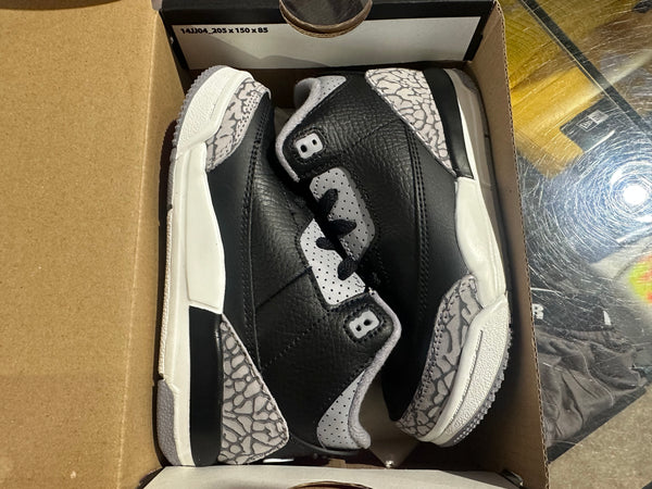 Air Jordan 3 Retro TD - Black Cement (2024) Size 10c