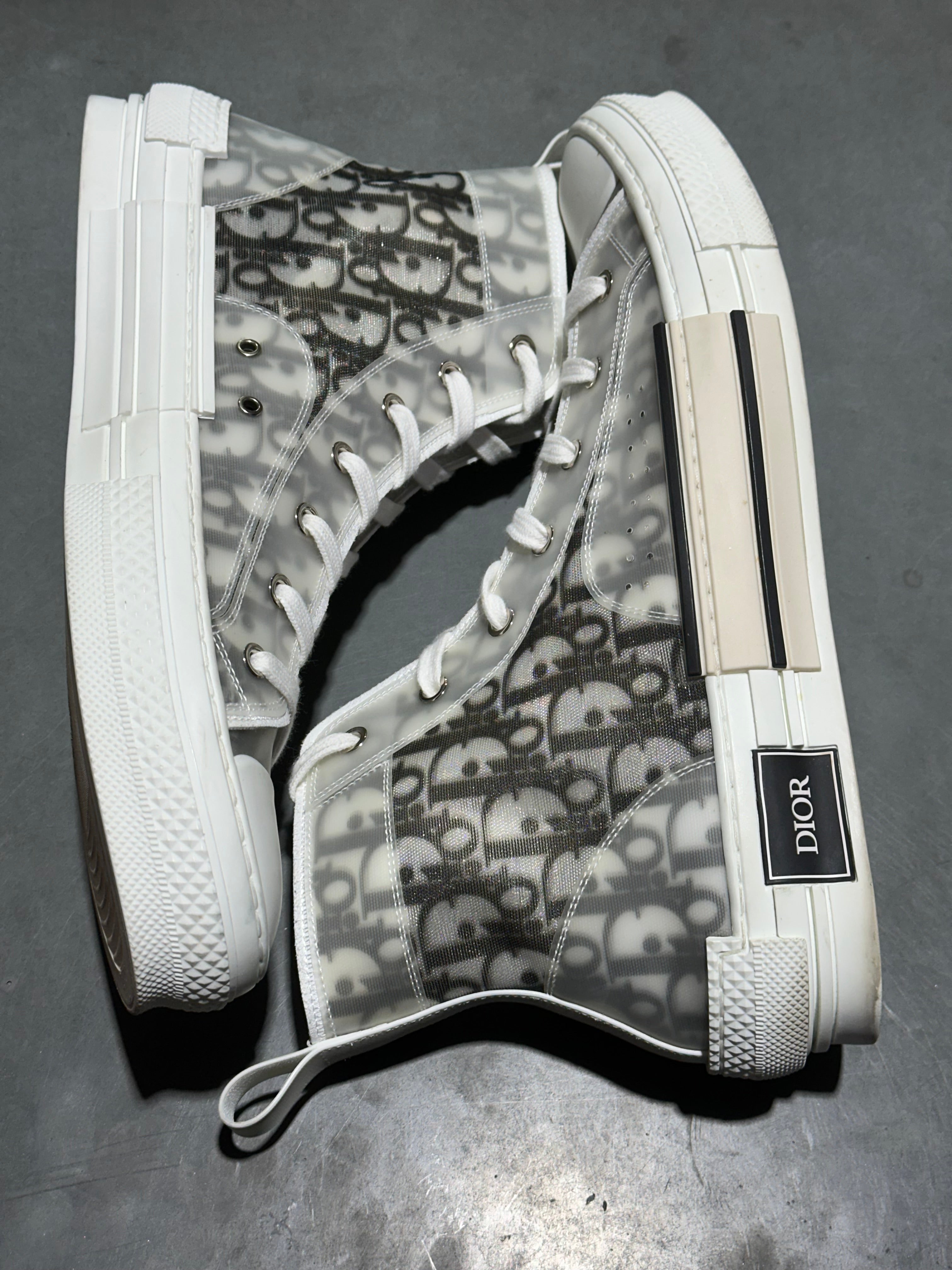 Dior B23 High Top Sneaker - White Size 45 / US 12