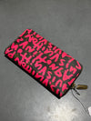 Clean 2009 Louis Vuitton Stephen Sprouce Graffiti Zippy Wallet - Pink
