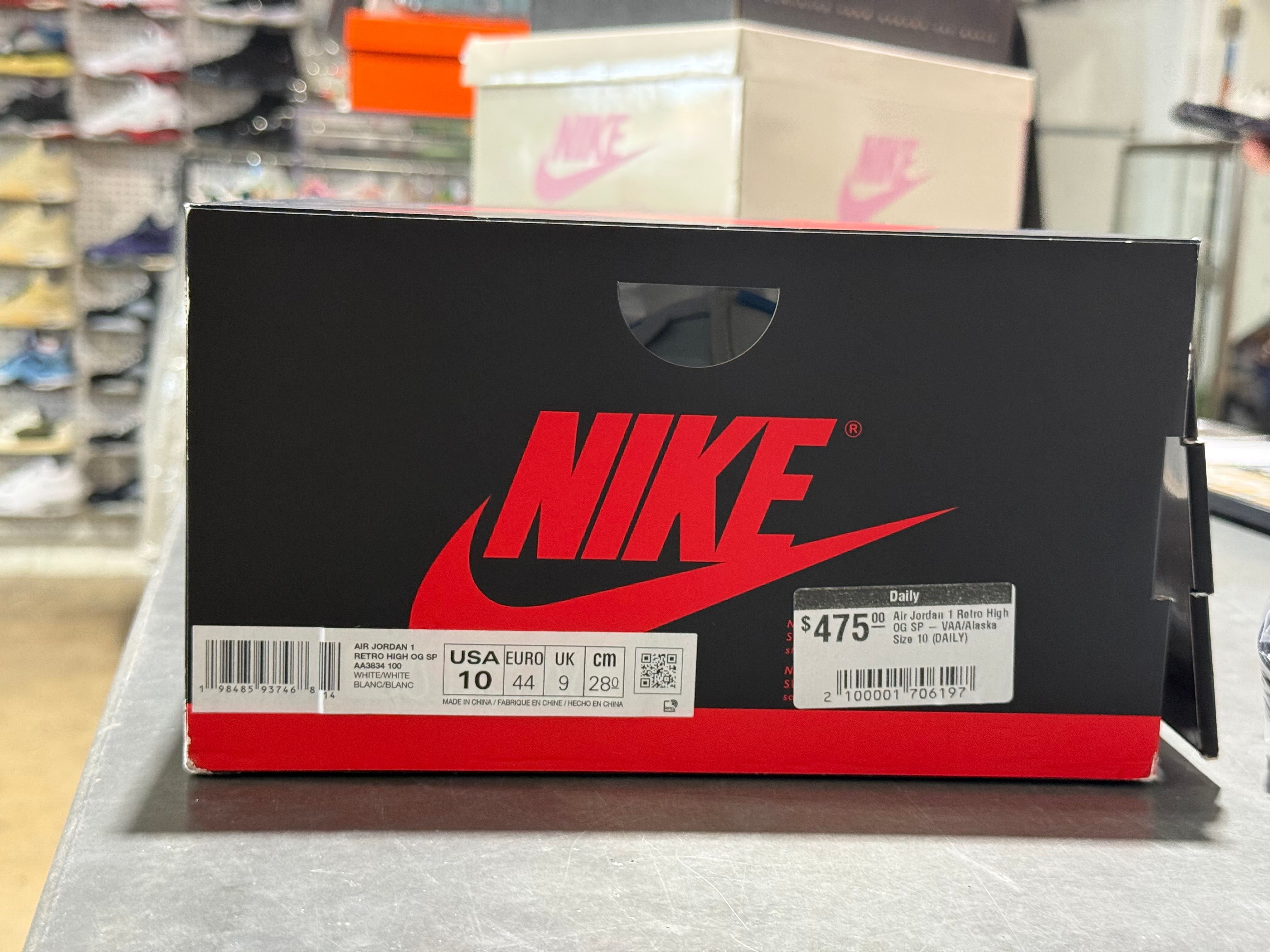 Air Jordan 1 Retro High OG SP - VAA/Alaska Size 10