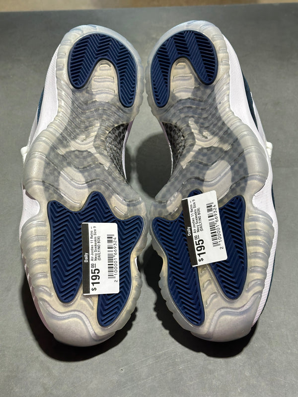 Air Jordan 11 Retro - Navy Snakeskin Size 9