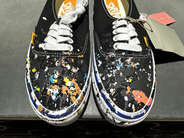 Vans OTW Authentic 44 x Gallery Dept - Black / Paint Splatter Size 11.5