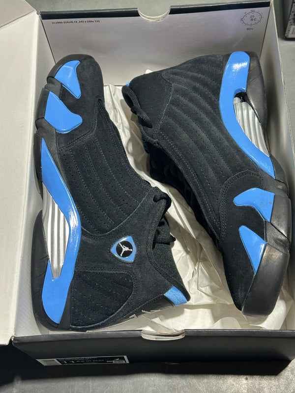 Jordan 14 Retro - Black University Blue Size 11.5