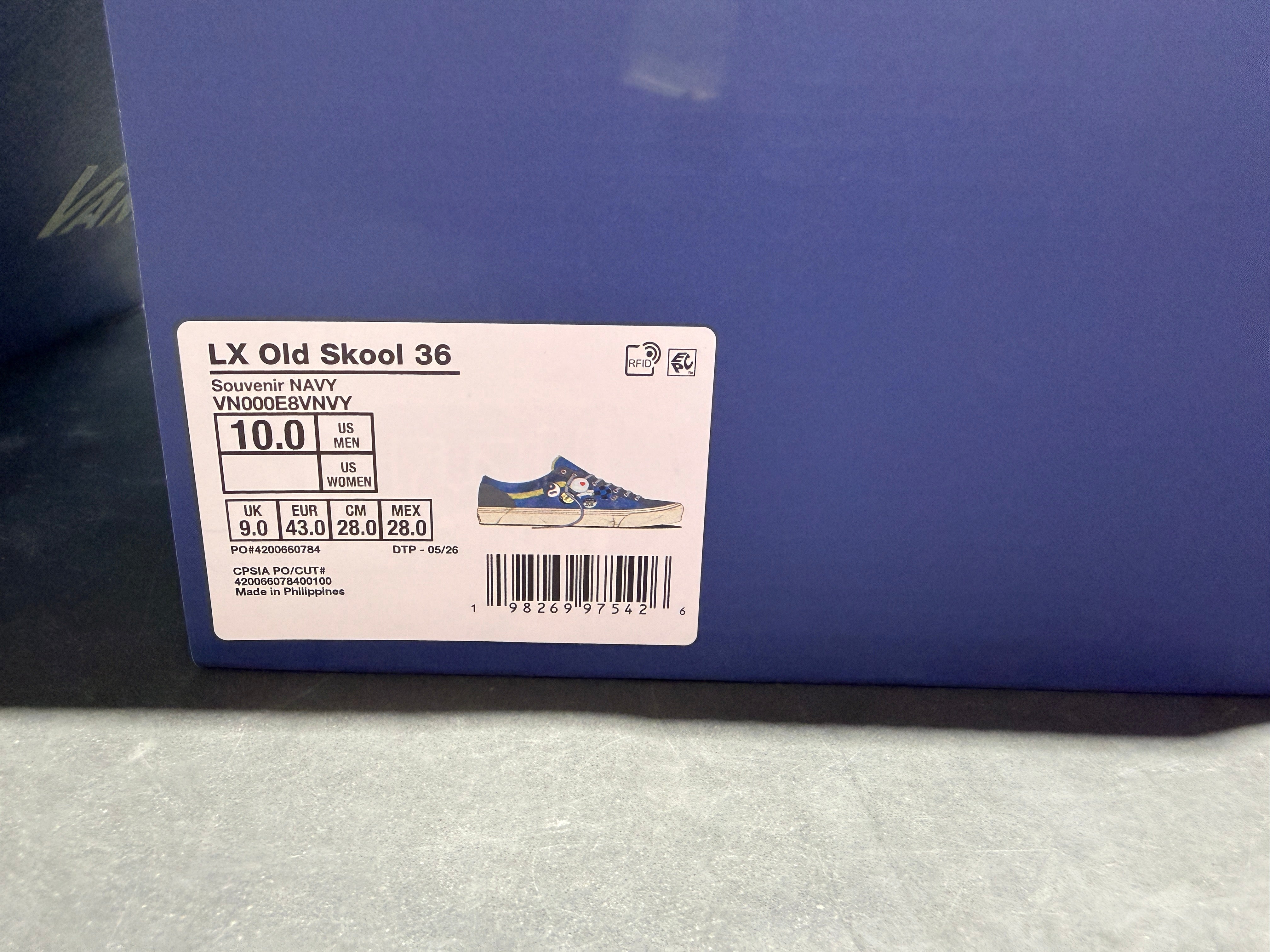 Vans Old Skool 36 LX - Souvenir Navy Size 10