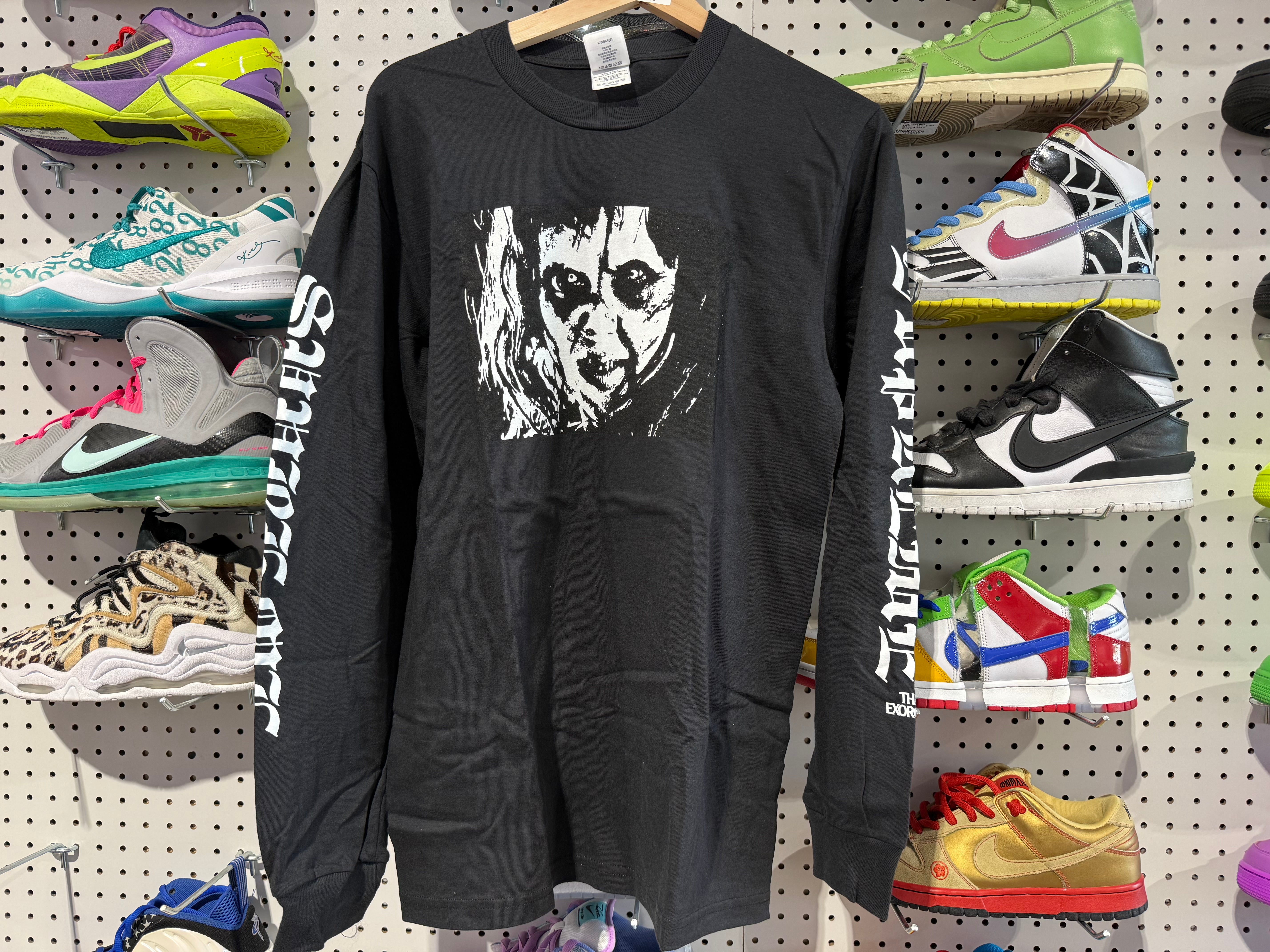 NEW Supreme x The Exorcist Mother LS Tee - Black Size Small