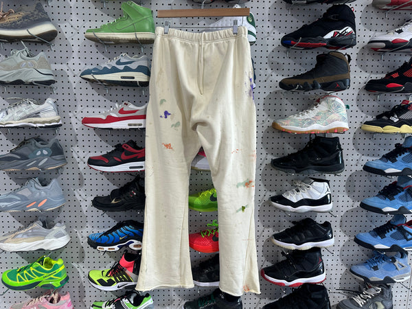 Used Gallery Dept. Flare Sweatpants - Cream	Size Medium