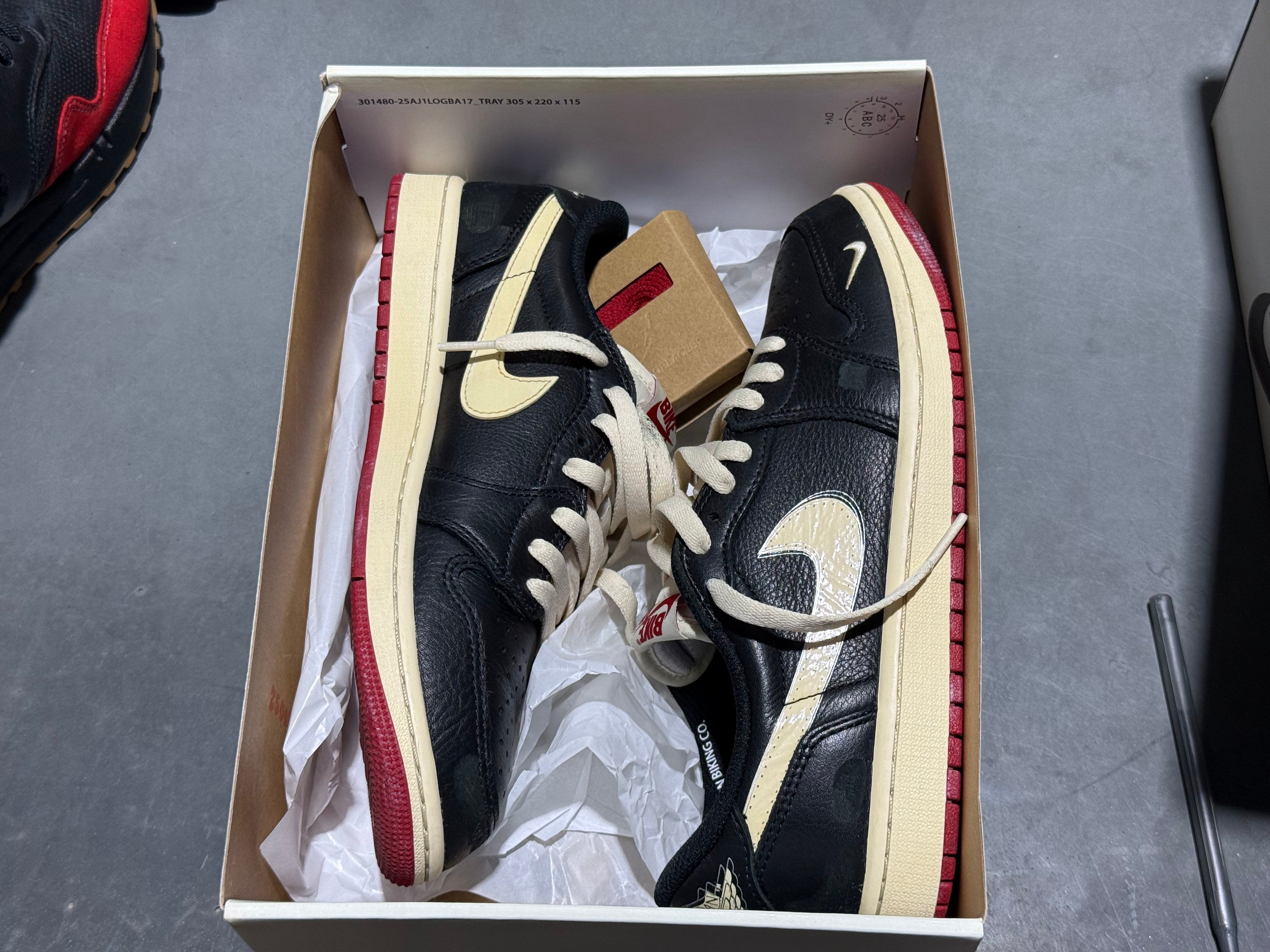 Air Jordan 1 Retro Low OG Nitro - Nigel Sylvester Better With Time Size 8.5