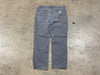 USED Distressed Carhartt Carpenter Pants - Grey Size 38x30