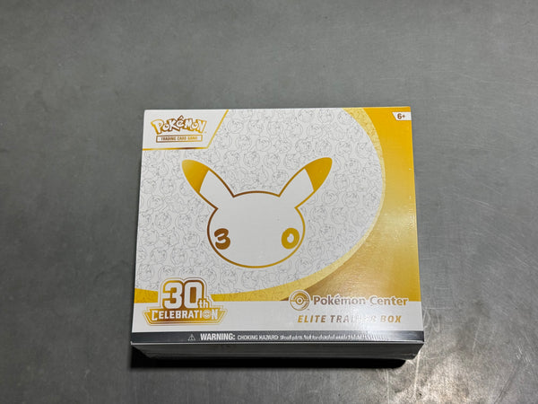NEW Pokemon 30th Anniversary Pokemon Center ETB