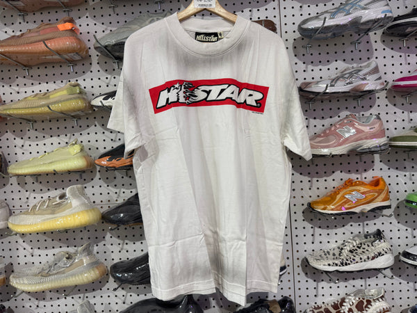 NEW Hellstar Box Logo Tee - White Size Medium