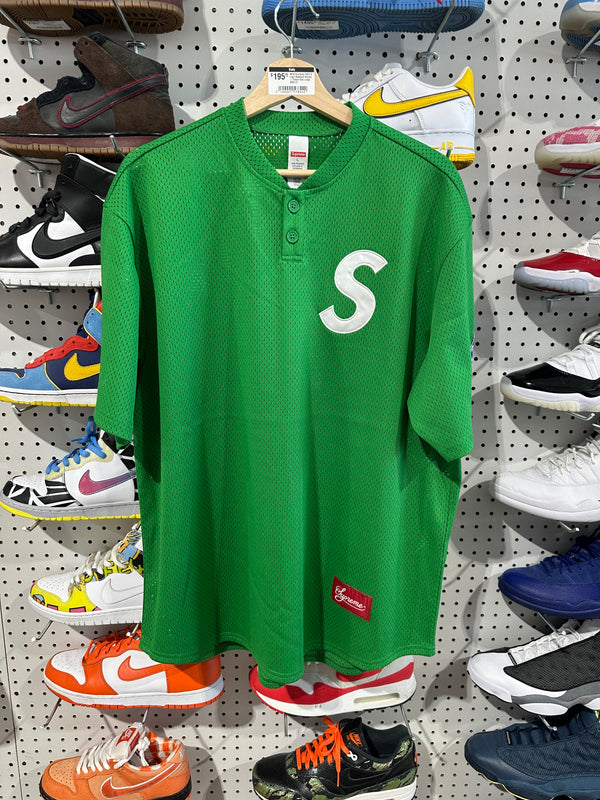 NEW Supreme SS25 S Logo Baseball Henleys