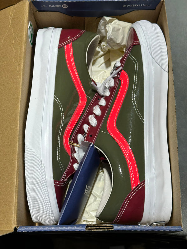 Vans LX Old Skool 36 - Patent Bordeaux Size 9