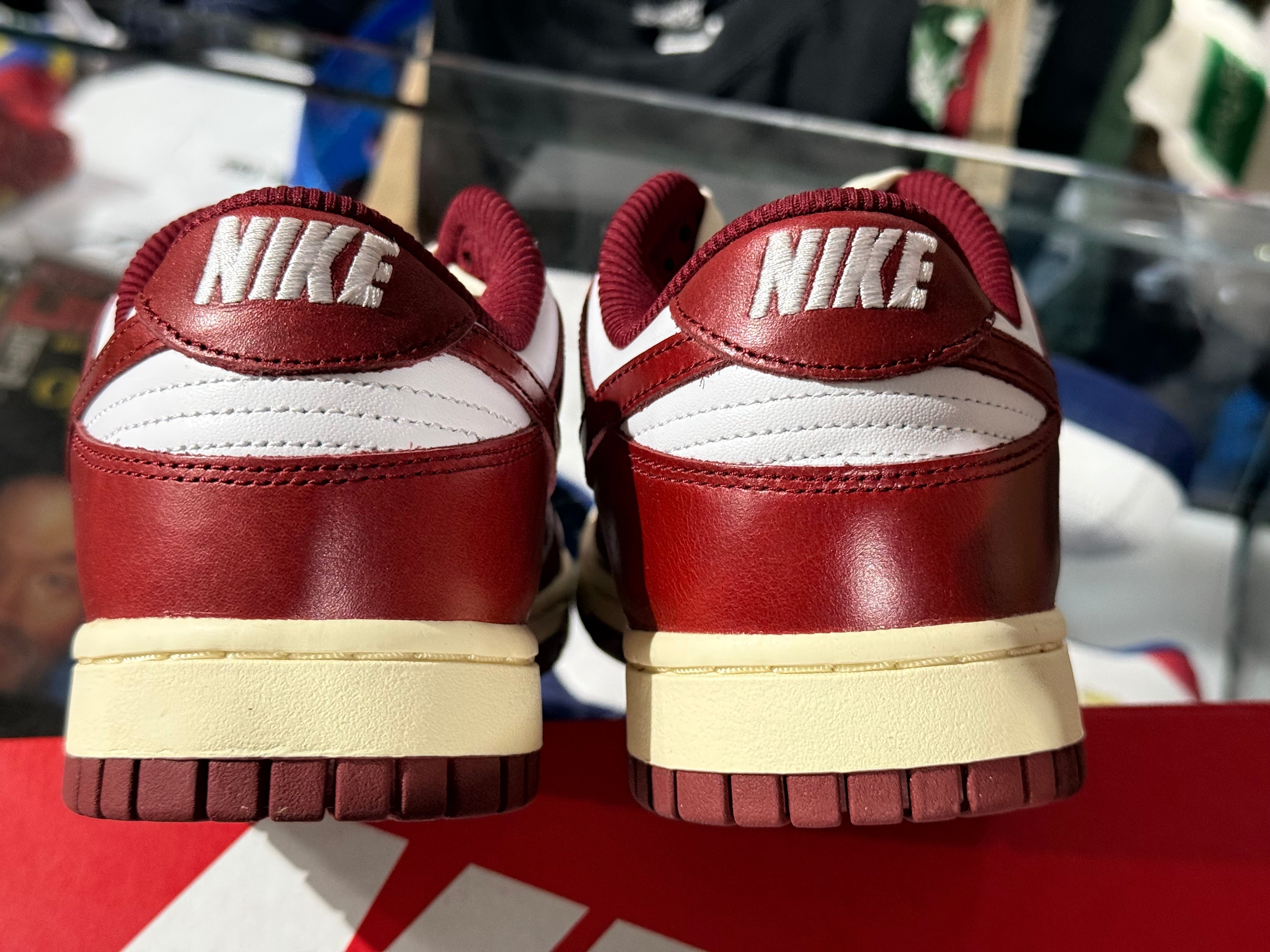 W Nike Dunk Low PRM - Vintage Team Red Size 9W/7.5M