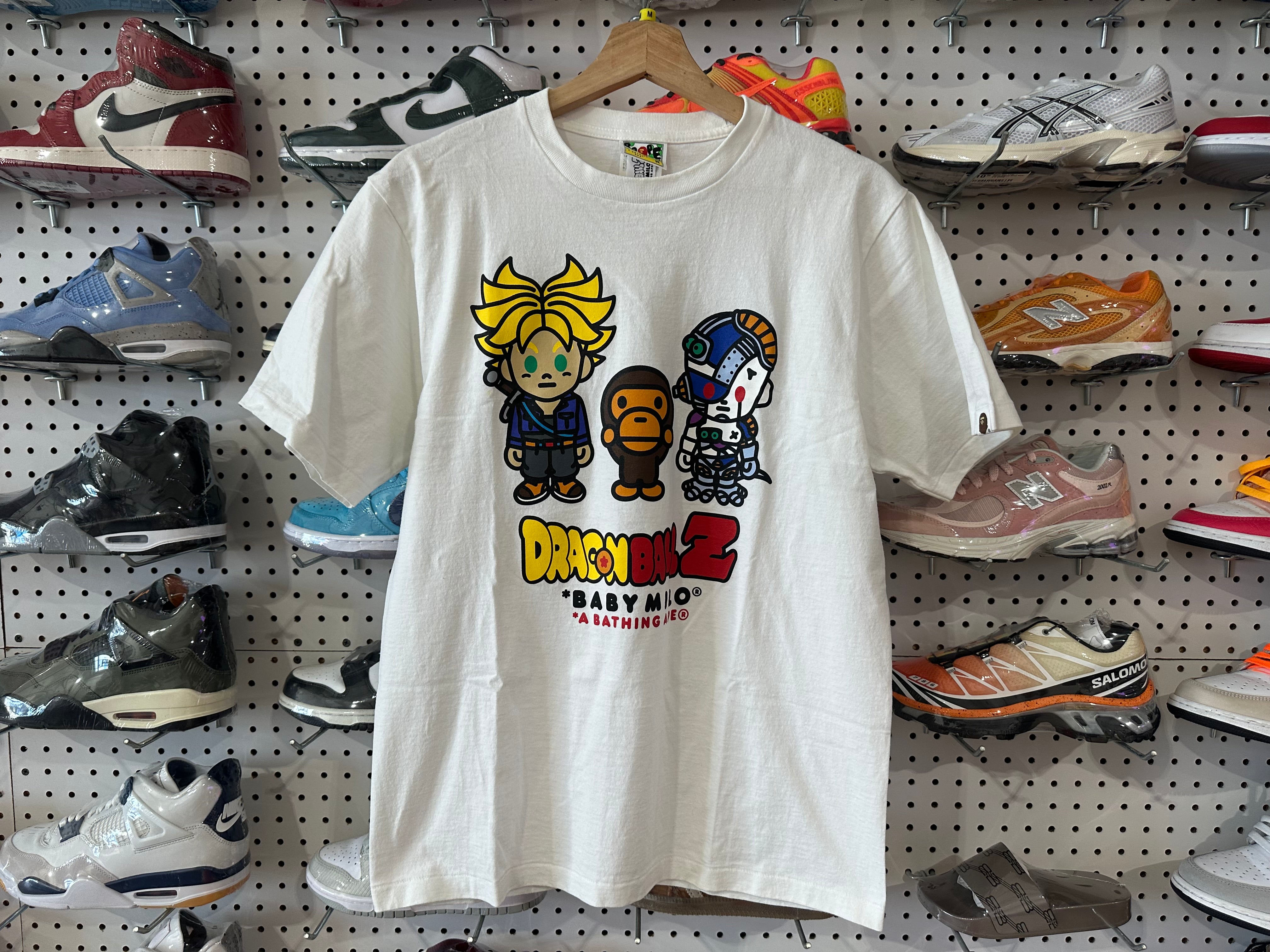 USED Bape x DBZ Tee - White Size Mediumt