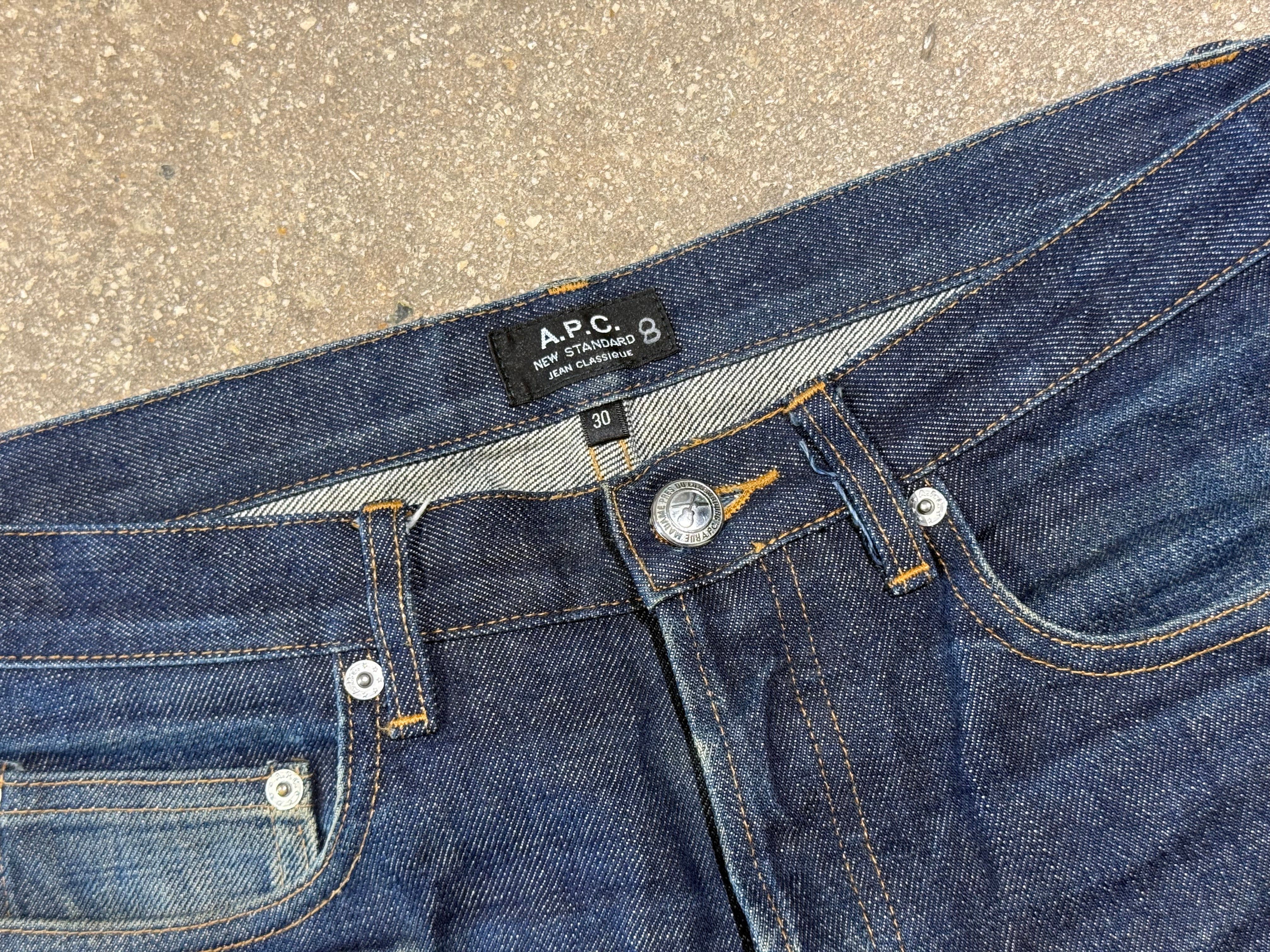 USED APC Selvedge Denim - Blue Size 32x34