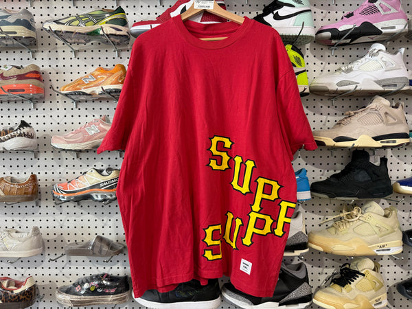 USED Supreme Cracked Sellout SS Tee - Red Size XXL