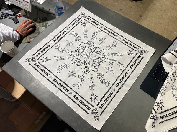 NEW Salomon x FEID Bandana - White