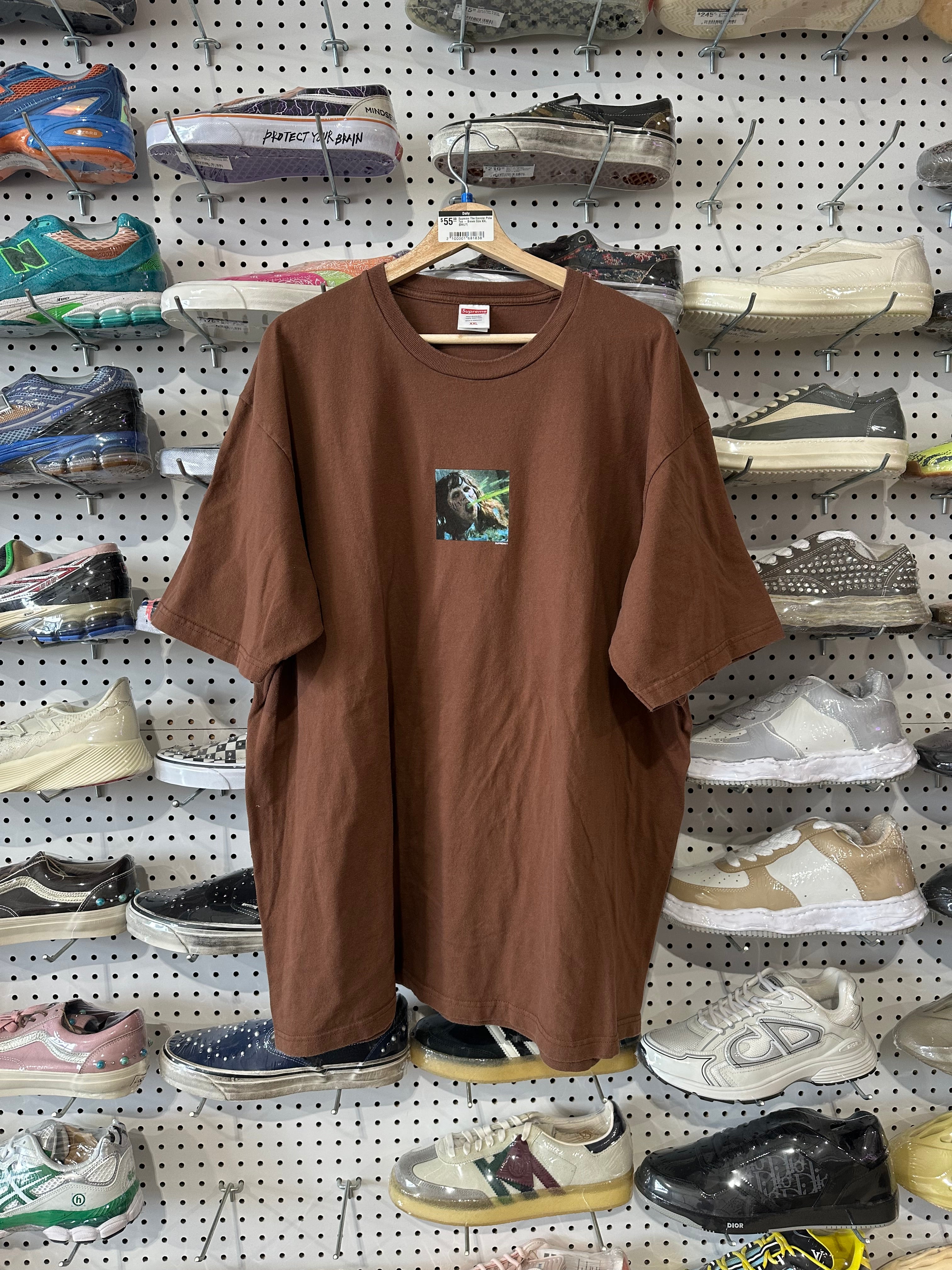 Supreme The Exorcist Puke Tee - Brown Size XXL