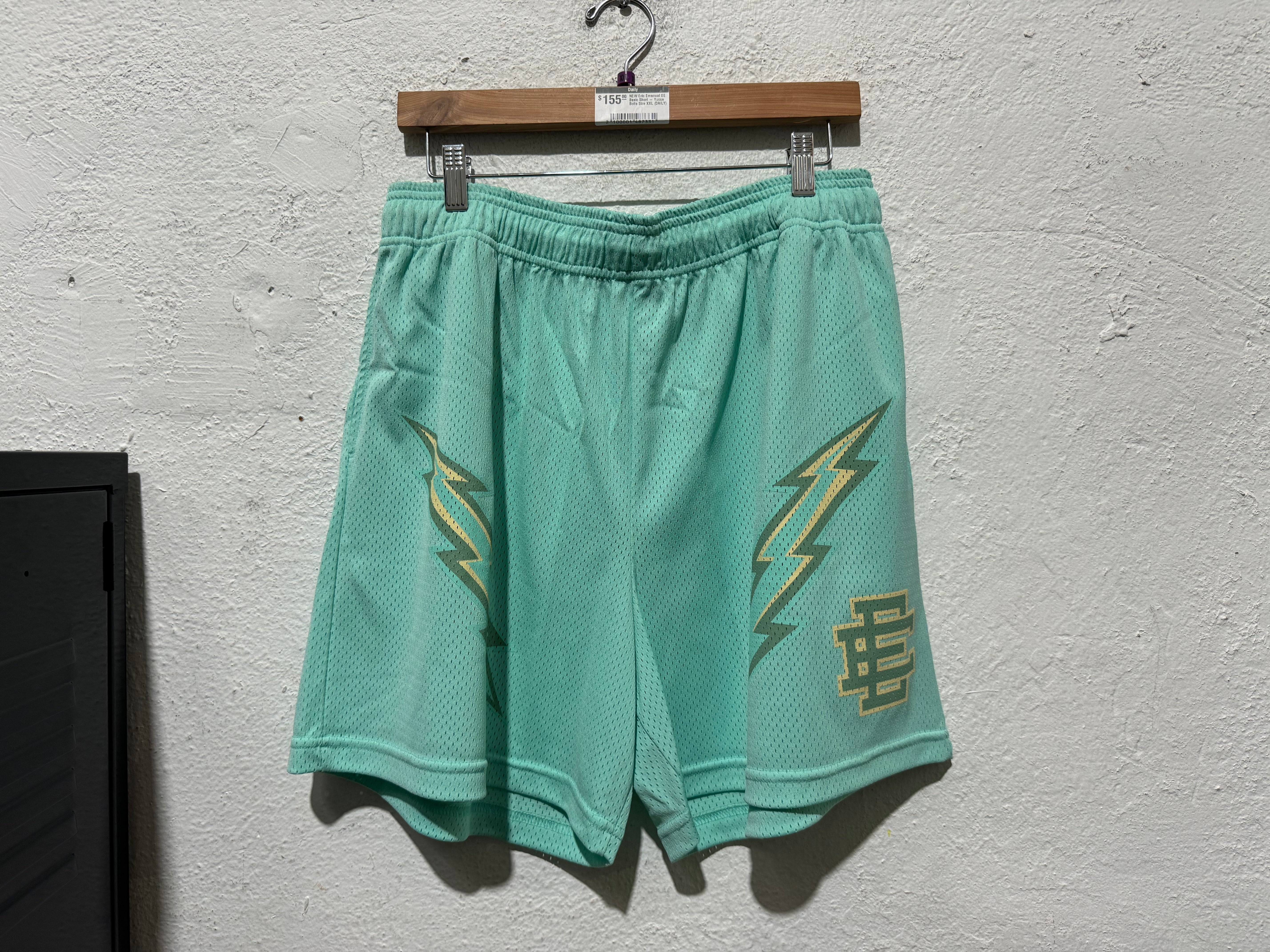 NEW Eric Emanuel EE Basic Short - Yucca Bolts Size XXL