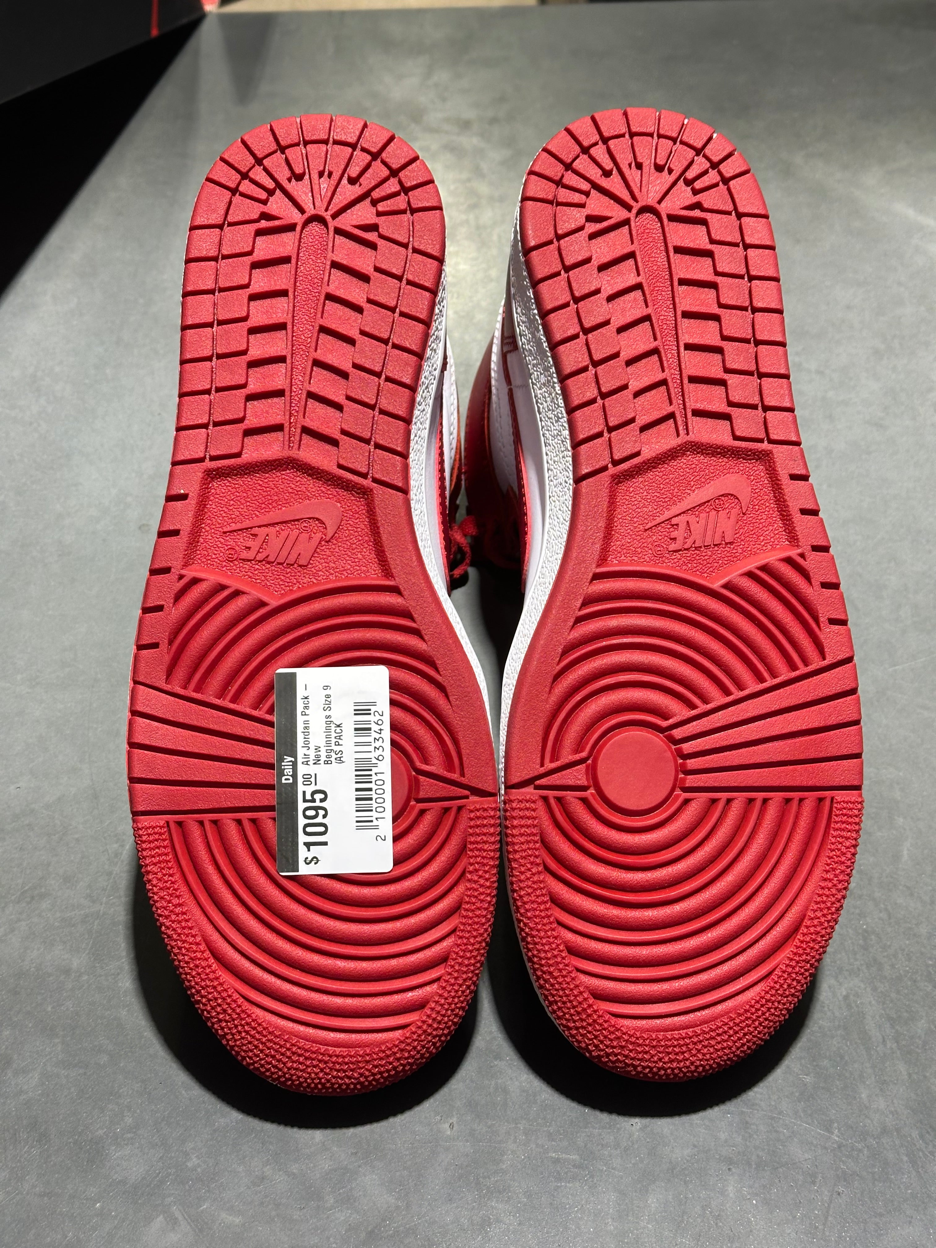 Air Jordan Pack - New Beginnings Size 9