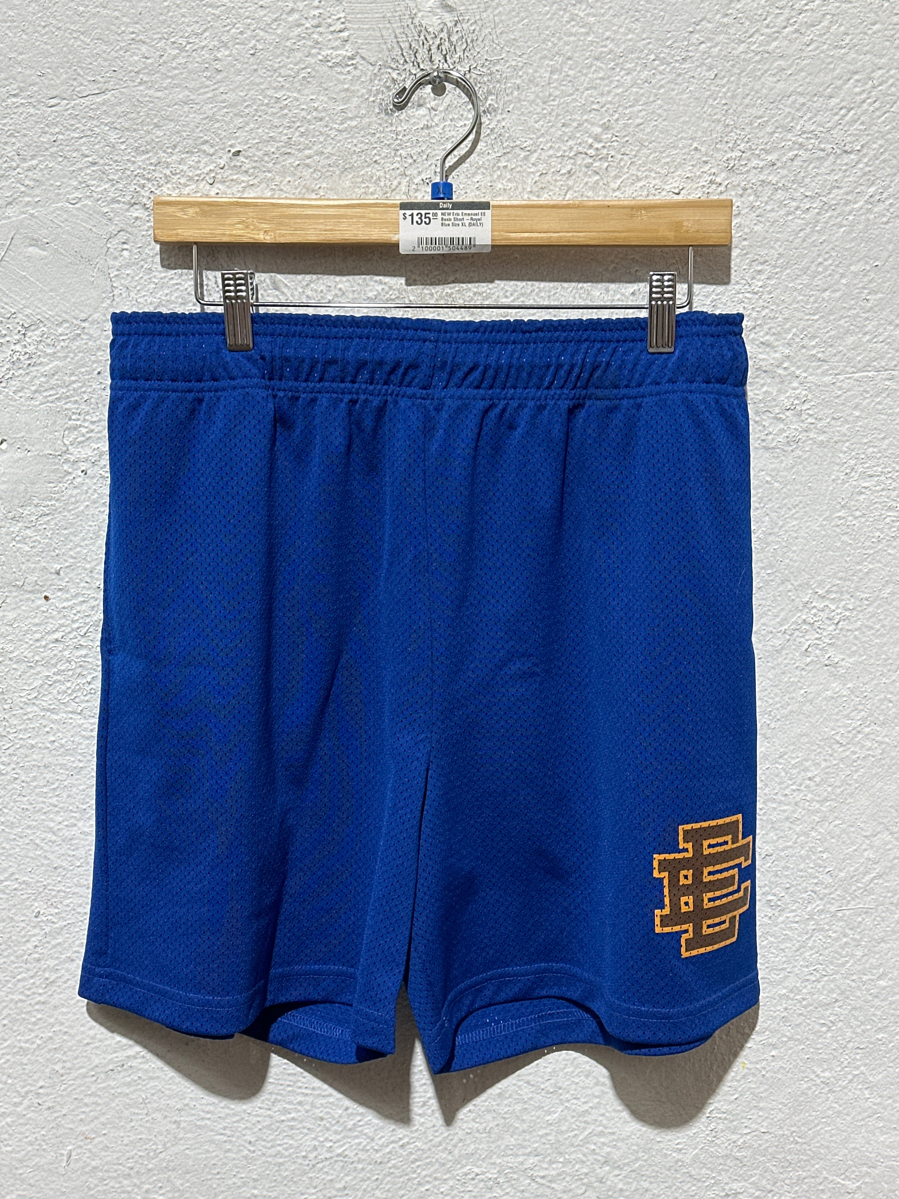 NEW Eric Emanuel EE Basic Short -Royal Blue Size XL