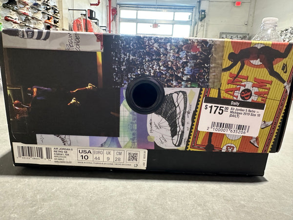 Air Jordan 5 Retro - Michigan 2019 Size 10
