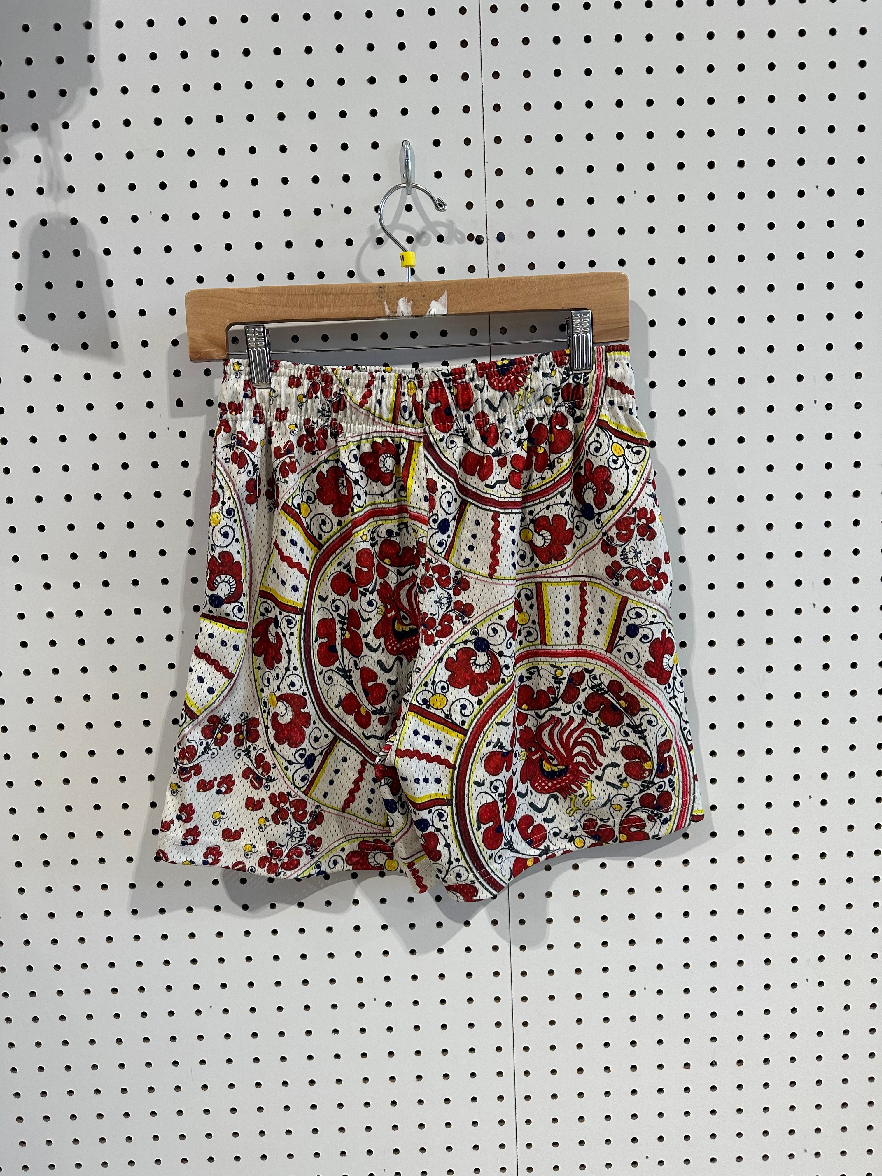 USED Eric Emanuel Carbone Shorts - White Size Medium
