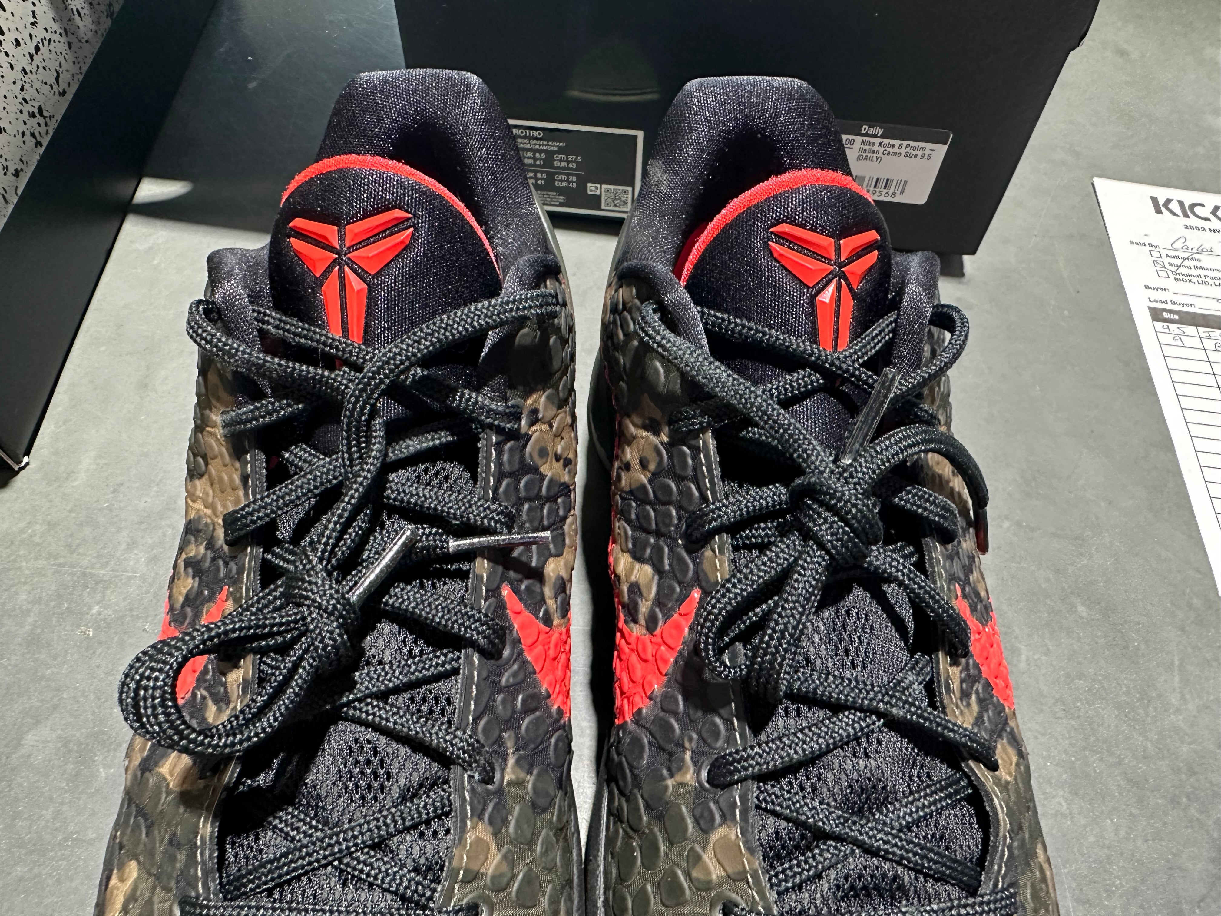Nike Kobe 6 Protro - Italian Camo Size 9.5