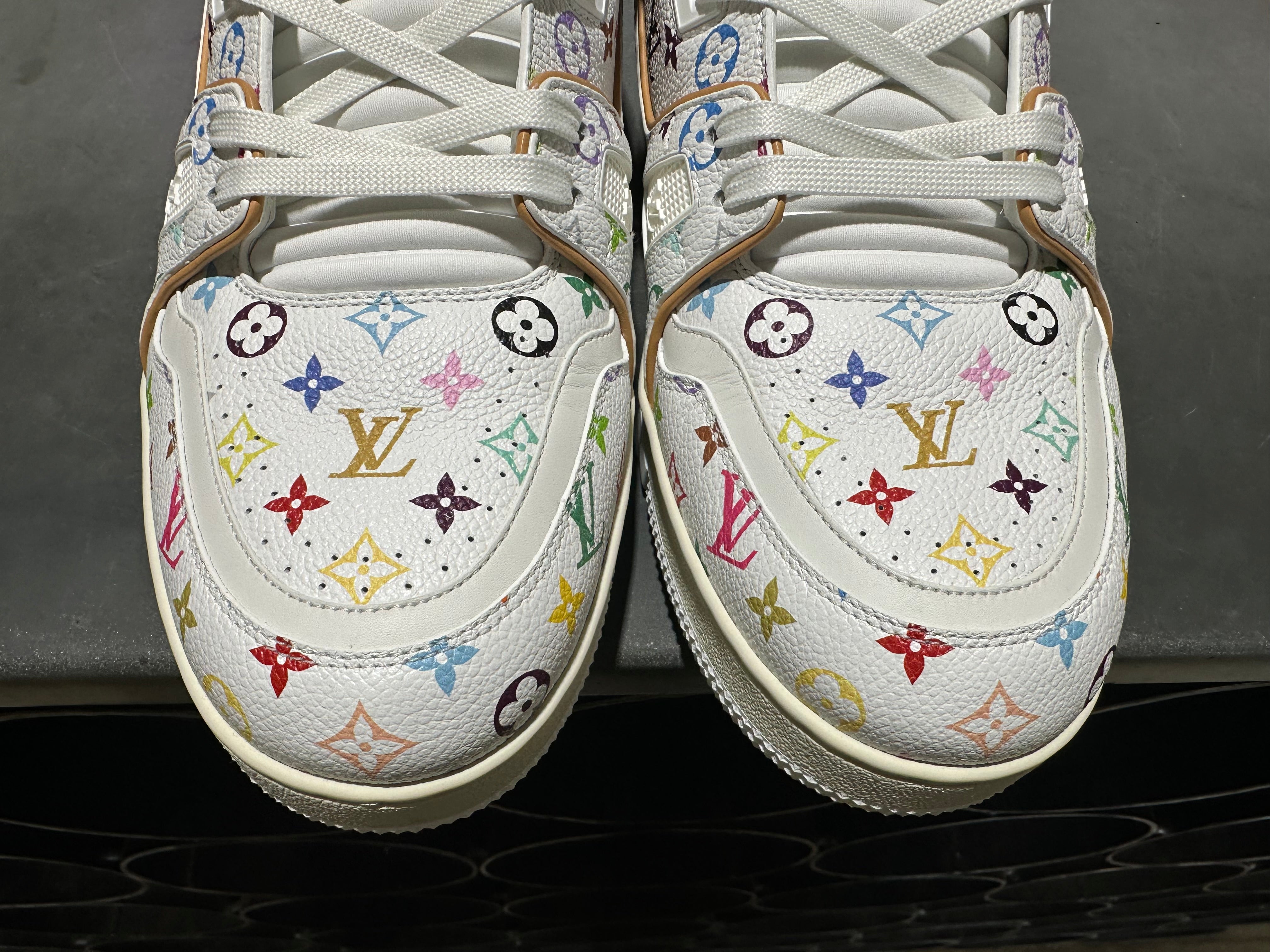 Louis Vuitton LV Trainer - Takashi Murakami/White Size 10.5LV/12US