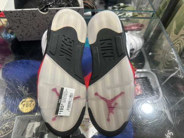 Air Jordan 5 Retro - Fire Red Silver Tongue 2020 Size 8